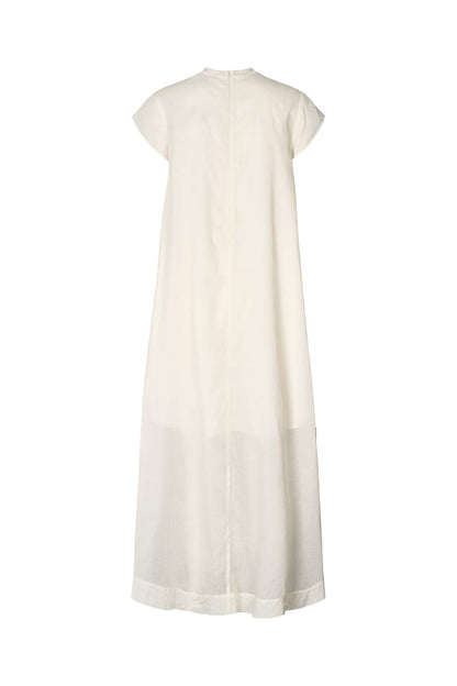 Rabens Saloner | Multi Layer Long Dress - Bone