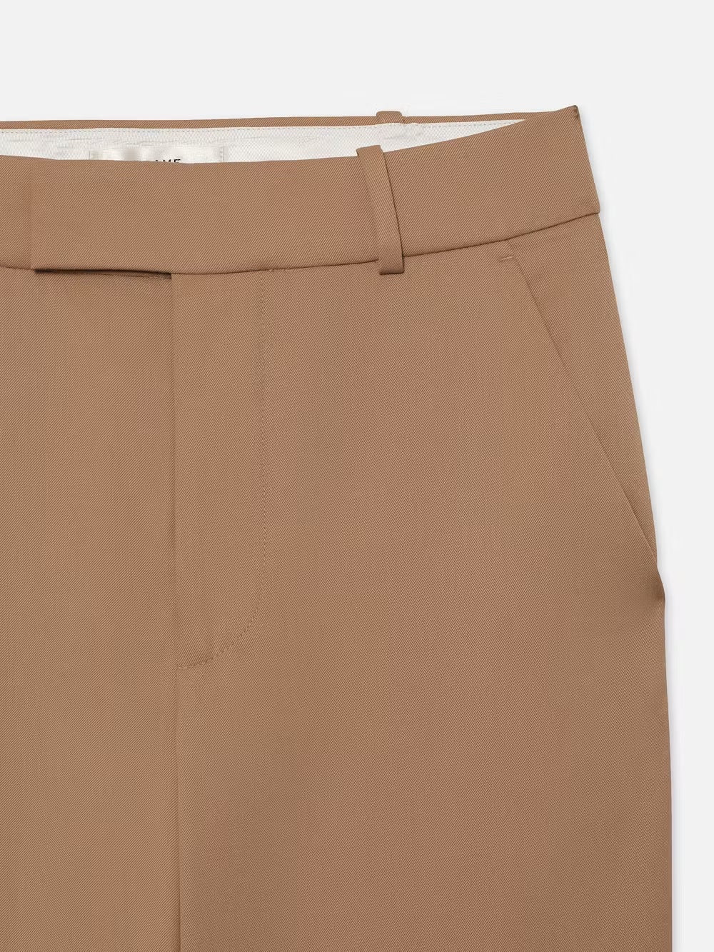 Frame | Easy Slim Crop Pant - Light Camel