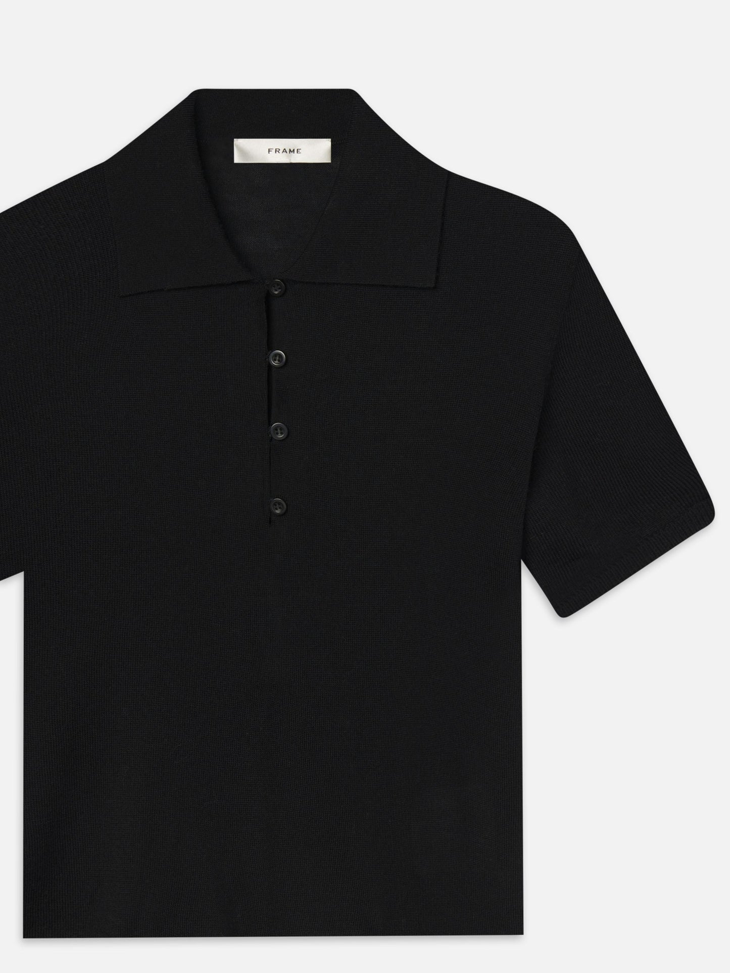 Frame Denim | The Smart Polo - Black