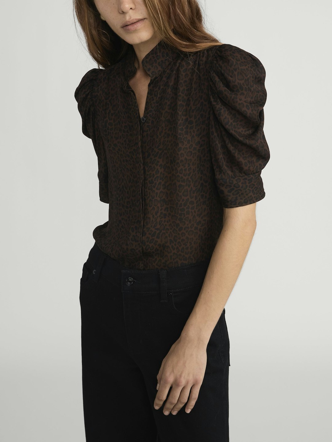 Frame Denim | The Gillian Top - Leopard