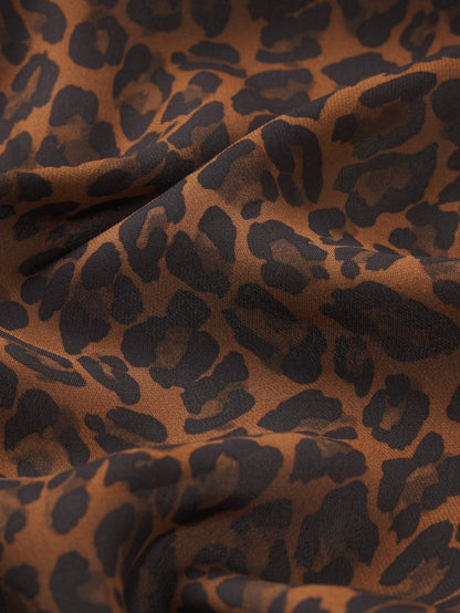 Frame Denim | The Gillian Top - Light Leopard Multi