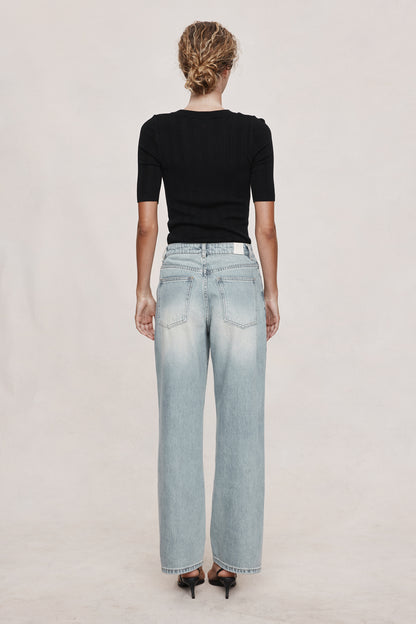 Marle | Wide Leg Jean - Faded Blue
