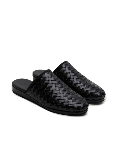 La Tribe | Woven Slip On - Black