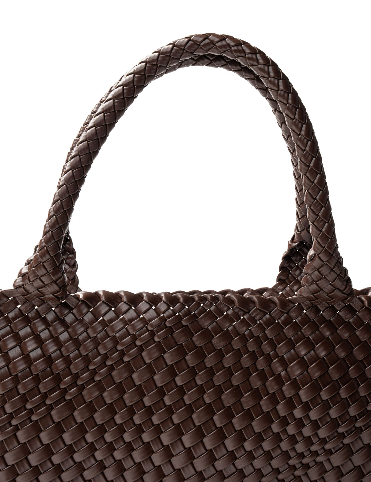 La Tribe | Woven Tote Bag - Brown