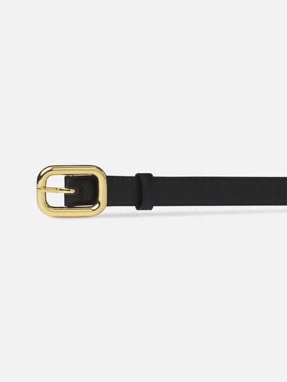 Frame Denim | The Rounded Buckle Belt - Black