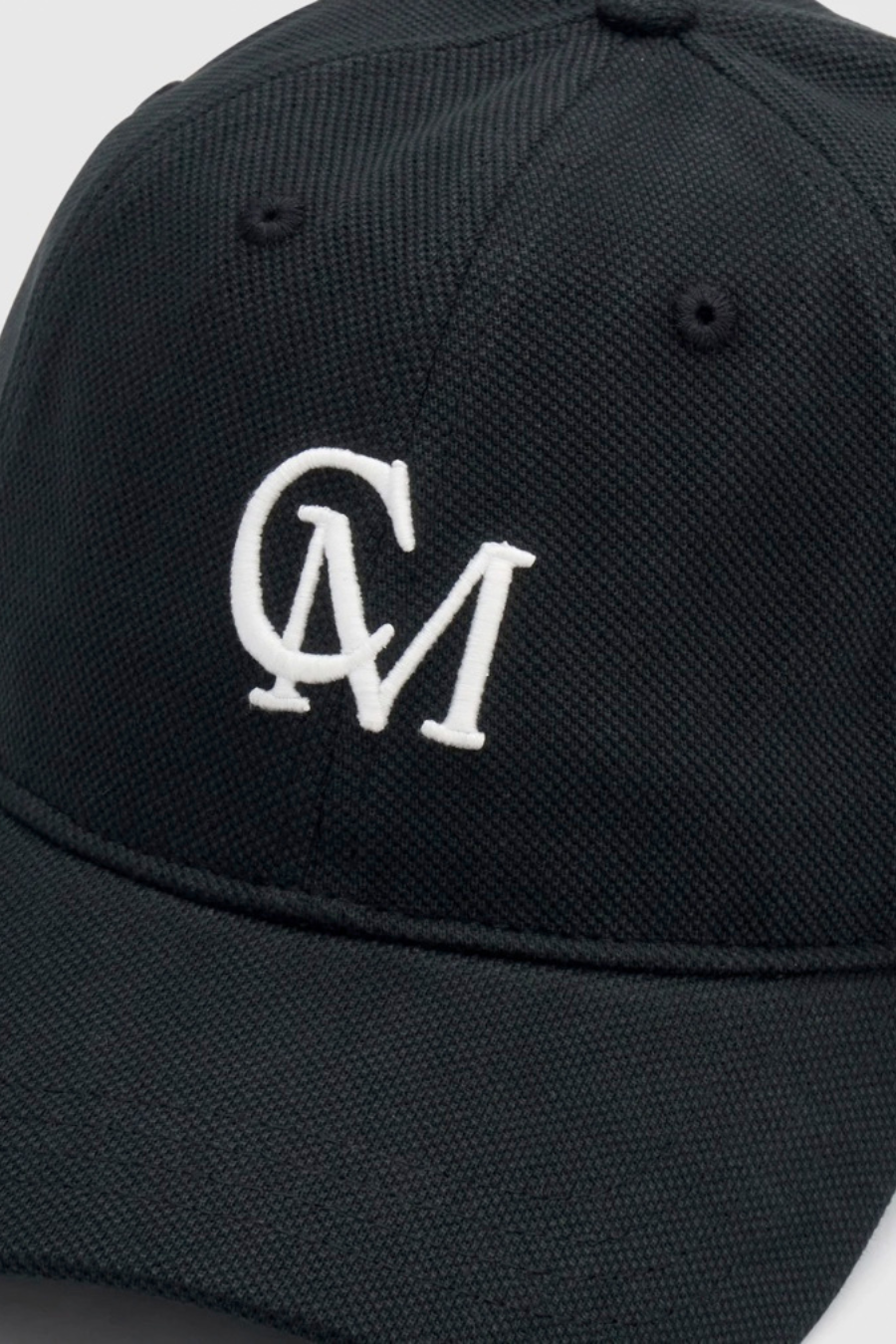 Camilla & Marc | Isolde Embroidered Logo Cap - Black / White