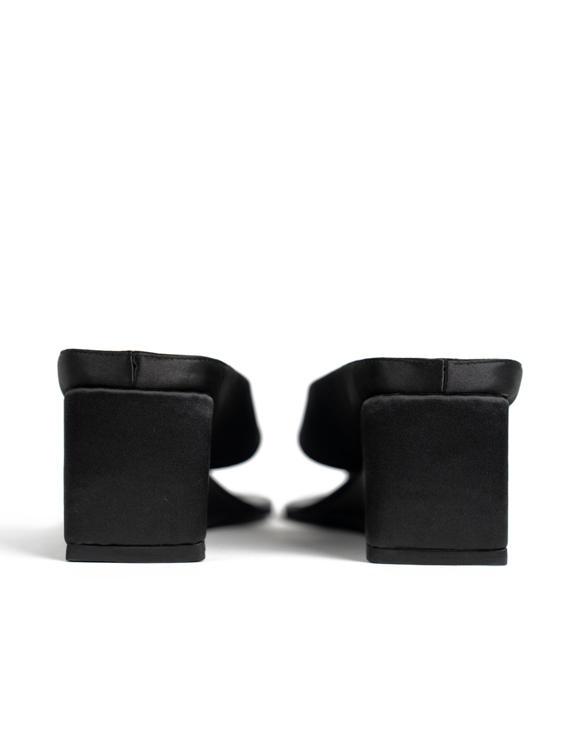 La Tribe | Wedge Thong - Black Satin