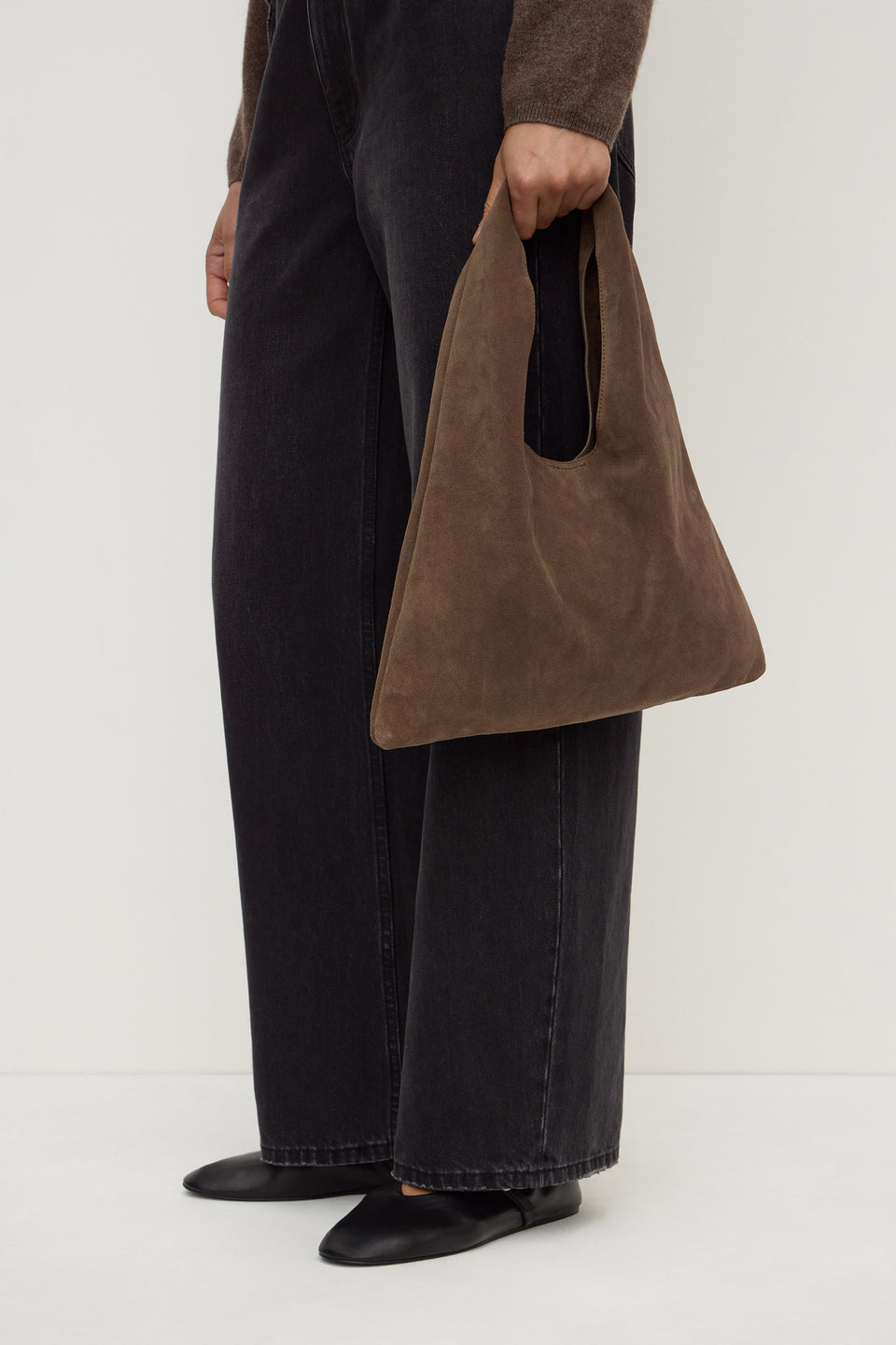 Assembly Label | Willow Suede Hobo Bag - Bark