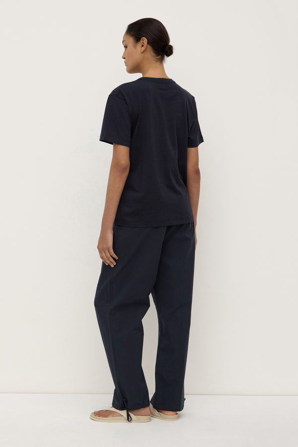 Assembly Label | Atelier Logo Tee - True Navy/White