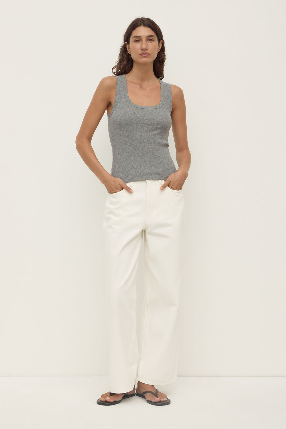 Assembly Label | Boyfriend Jean - Vintage White