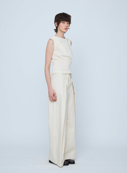 Wynn Hamlyn | Utility Wrap Trousers - Ivory