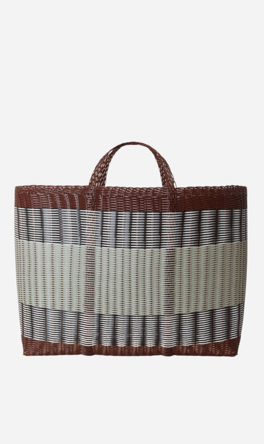 Palorosa | XL Mercado Tote - Chocolate / Palm