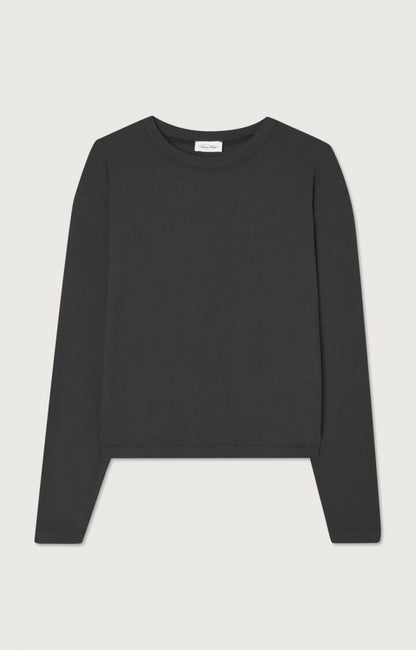 American Vintage | Ypawood 02 Long Sleeve T.Shirt - Carbon Melange