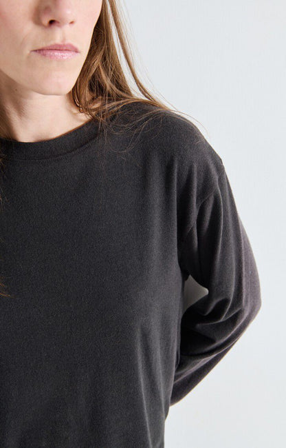 American Vintage | Ypawood 02 Long Sleeve T.Shirt - Carbon Melange