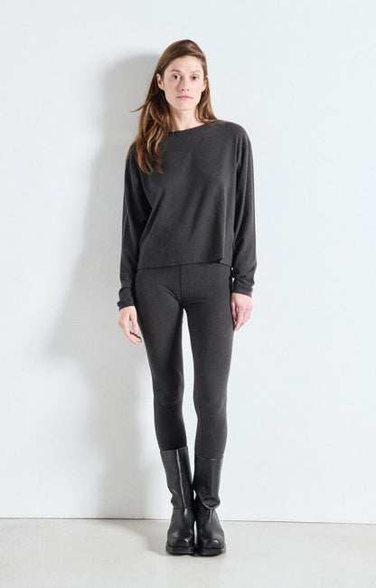 American Vintage | Ypawood 02 Long Sleeve T.Shirt - Carbon Melange