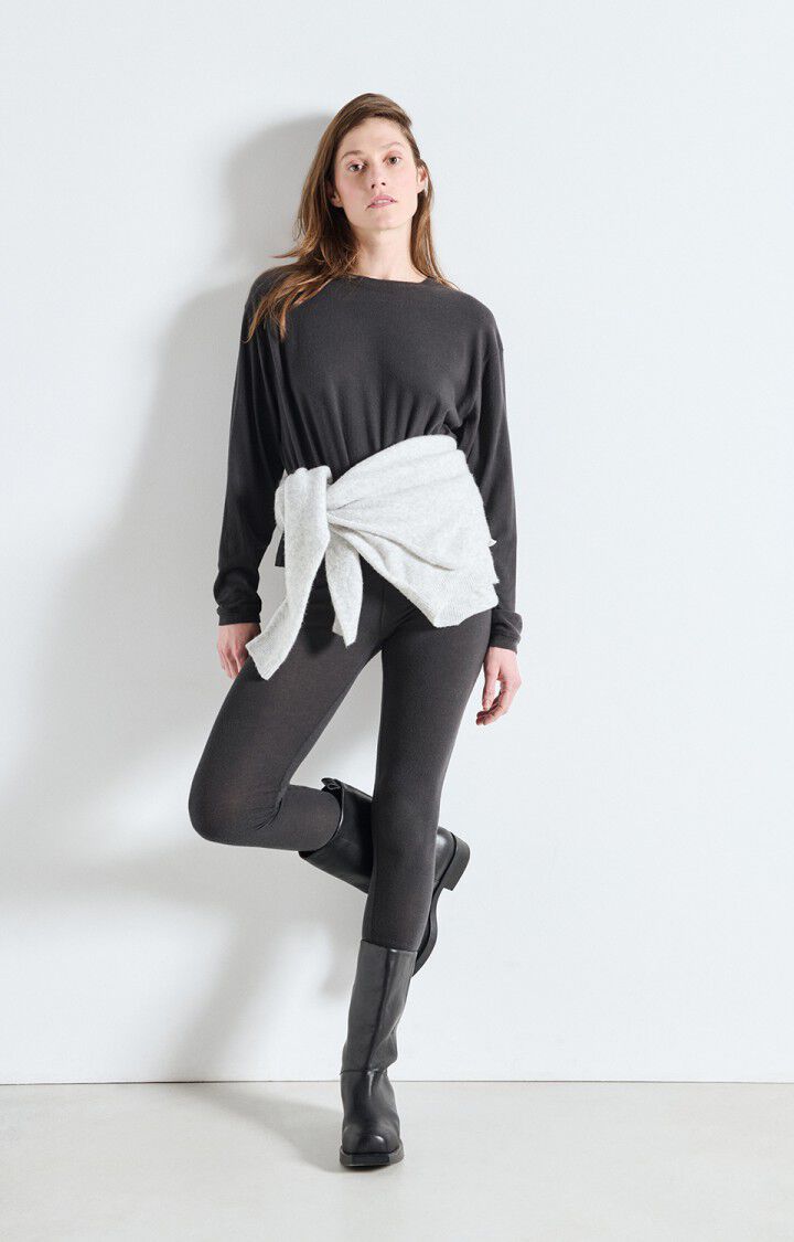 American Vintage | Ypawood 02 Long Sleeve T.Shirt - Carbon Melange