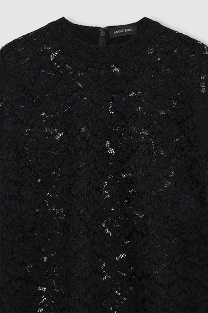 Anine Bing | Zeina Top - Black Lace