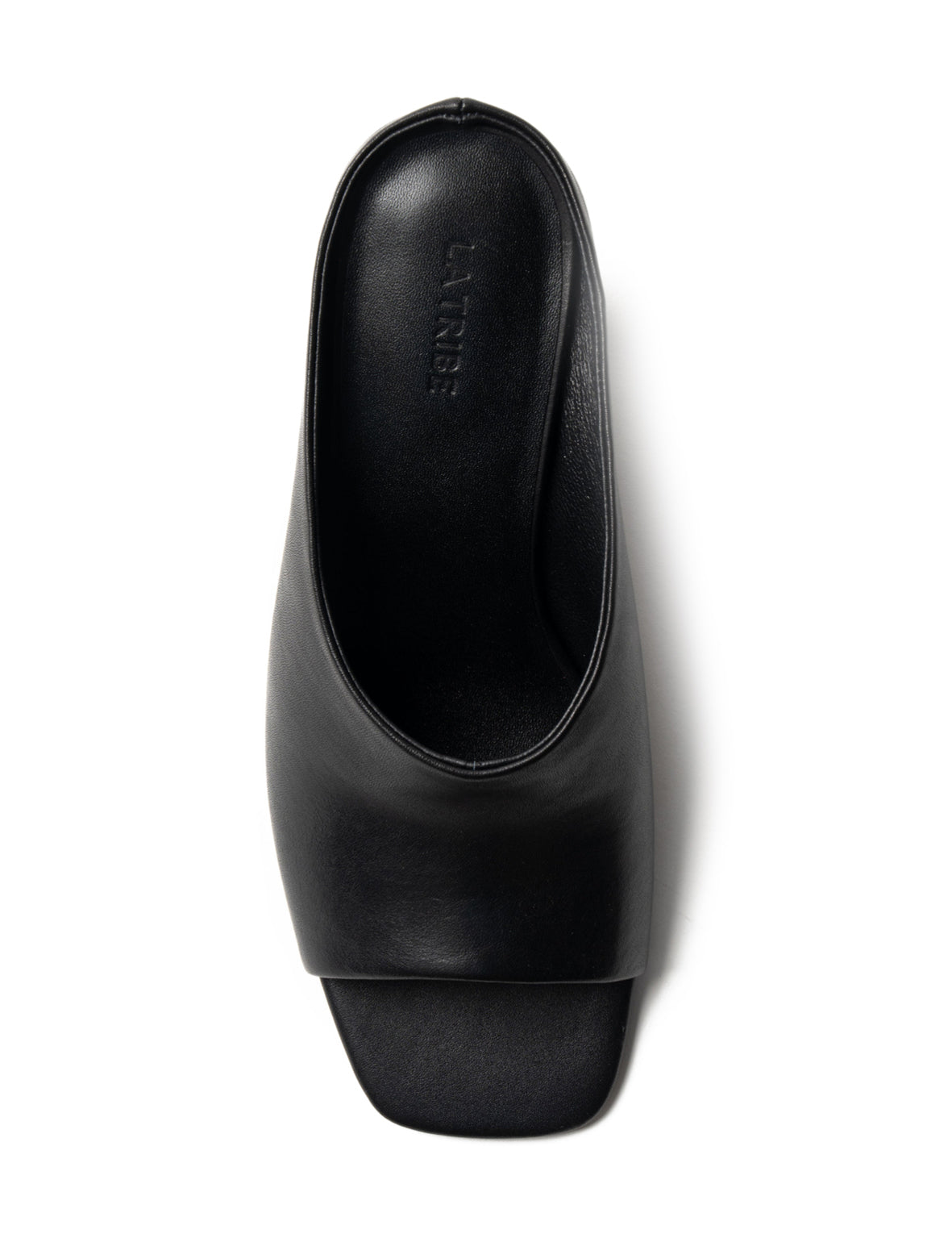 La Tribe | Zoe Open Toe Mule - Black