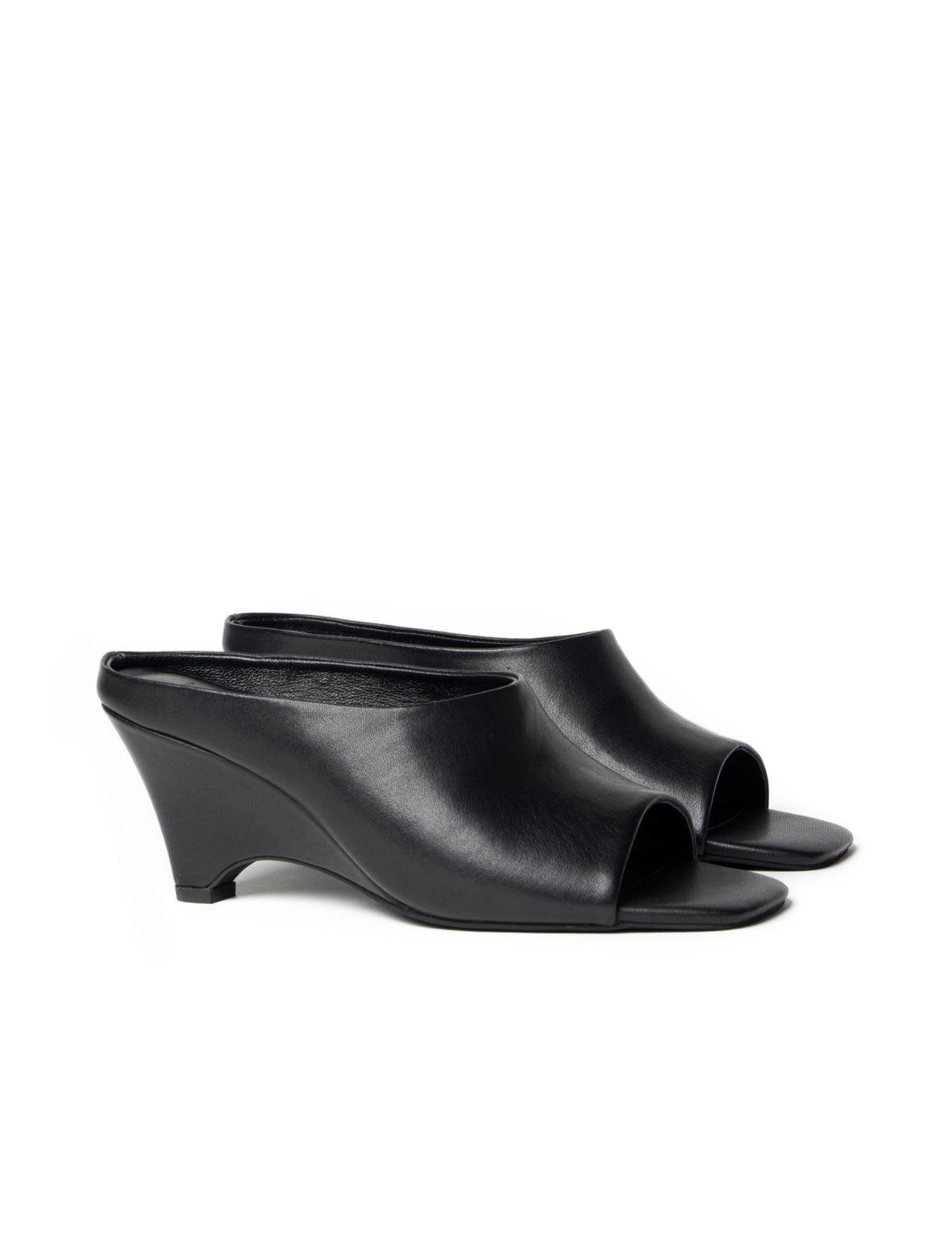 La Tribe | Zoe Open Toe Mule - Black