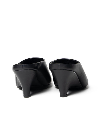 La Tribe | Zoe Open Toe Mule - Black