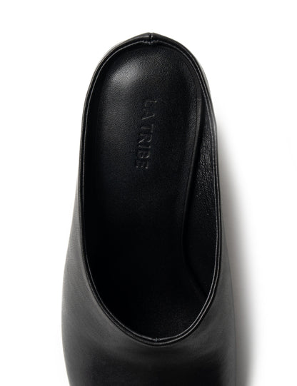 La Tribe | Zoe Open Toe Mule - Black