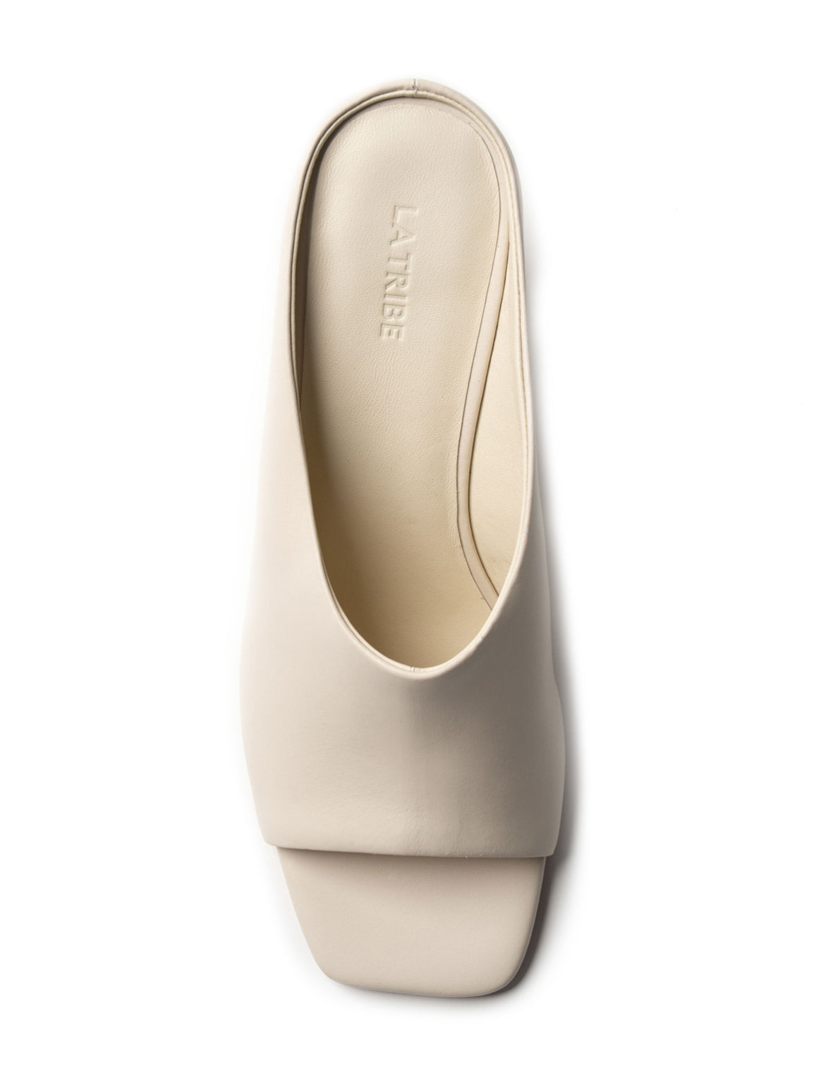 La Tribe | Zoe Open Toe Mule - Cream