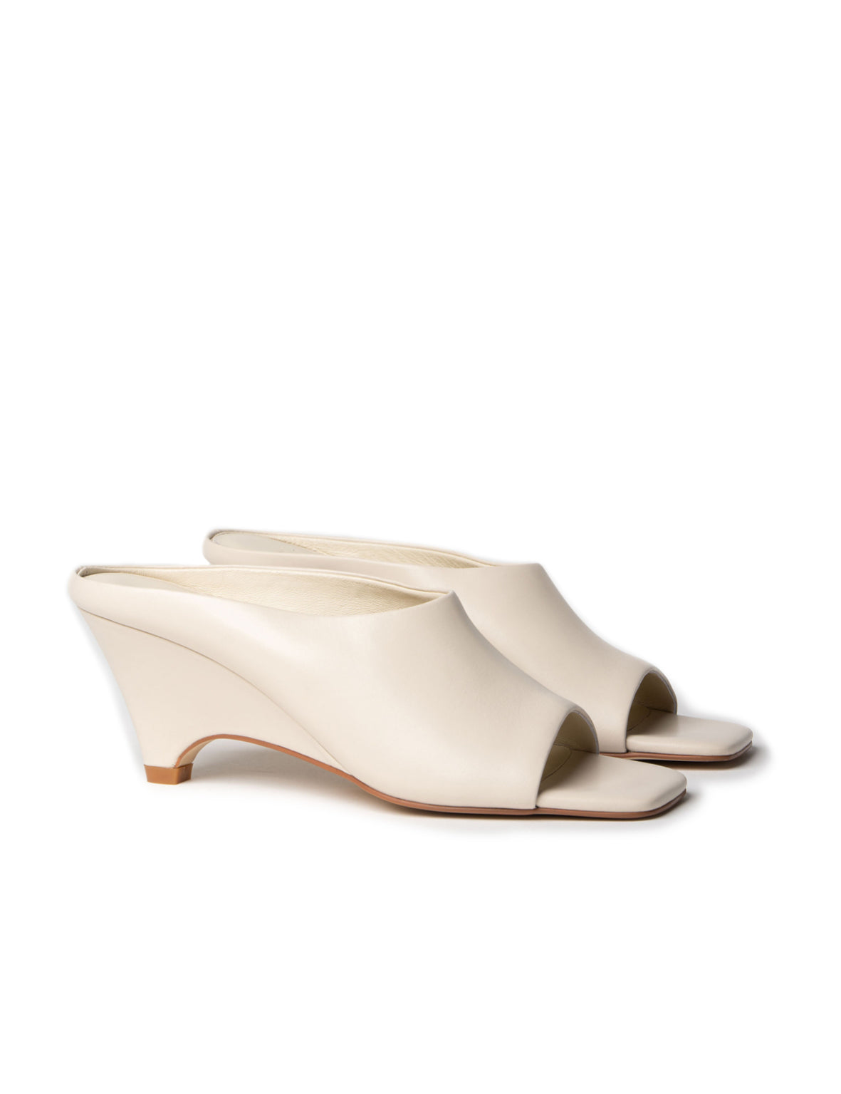 La Tribe | Zoe Open Toe Mule - Cream