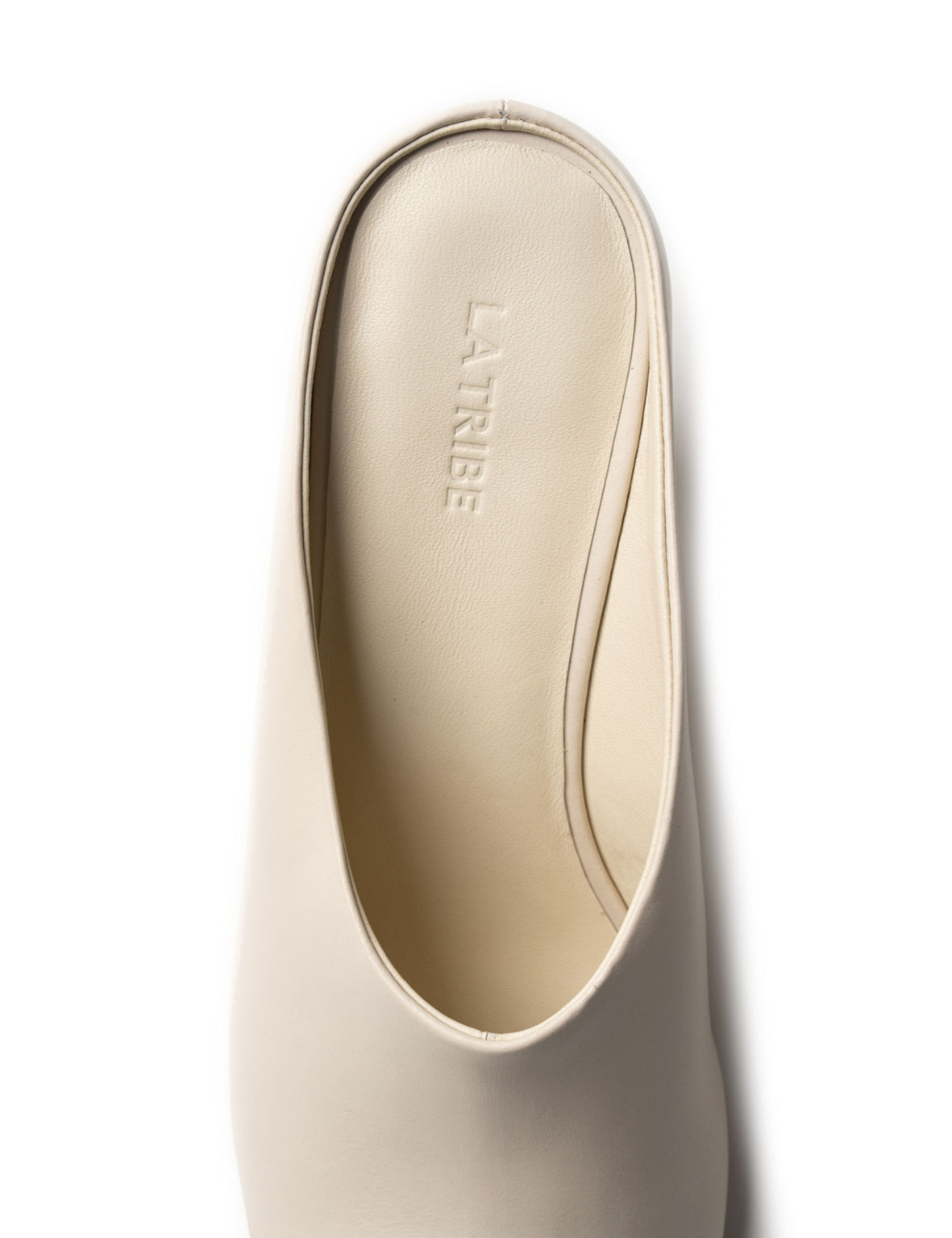 La Tribe | Zoe Open Toe Mule - Cream