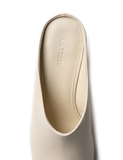 La Tribe | Zoe Open Toe Mule - Cream