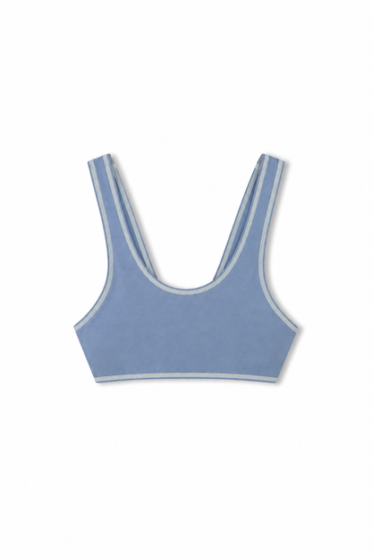 Zulu & Zephyr | Crop Top - Denim Blue