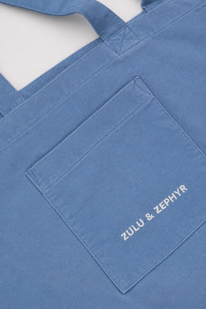 Zulu & Zephyr | Cotton Canvas Tote Bag - Denim