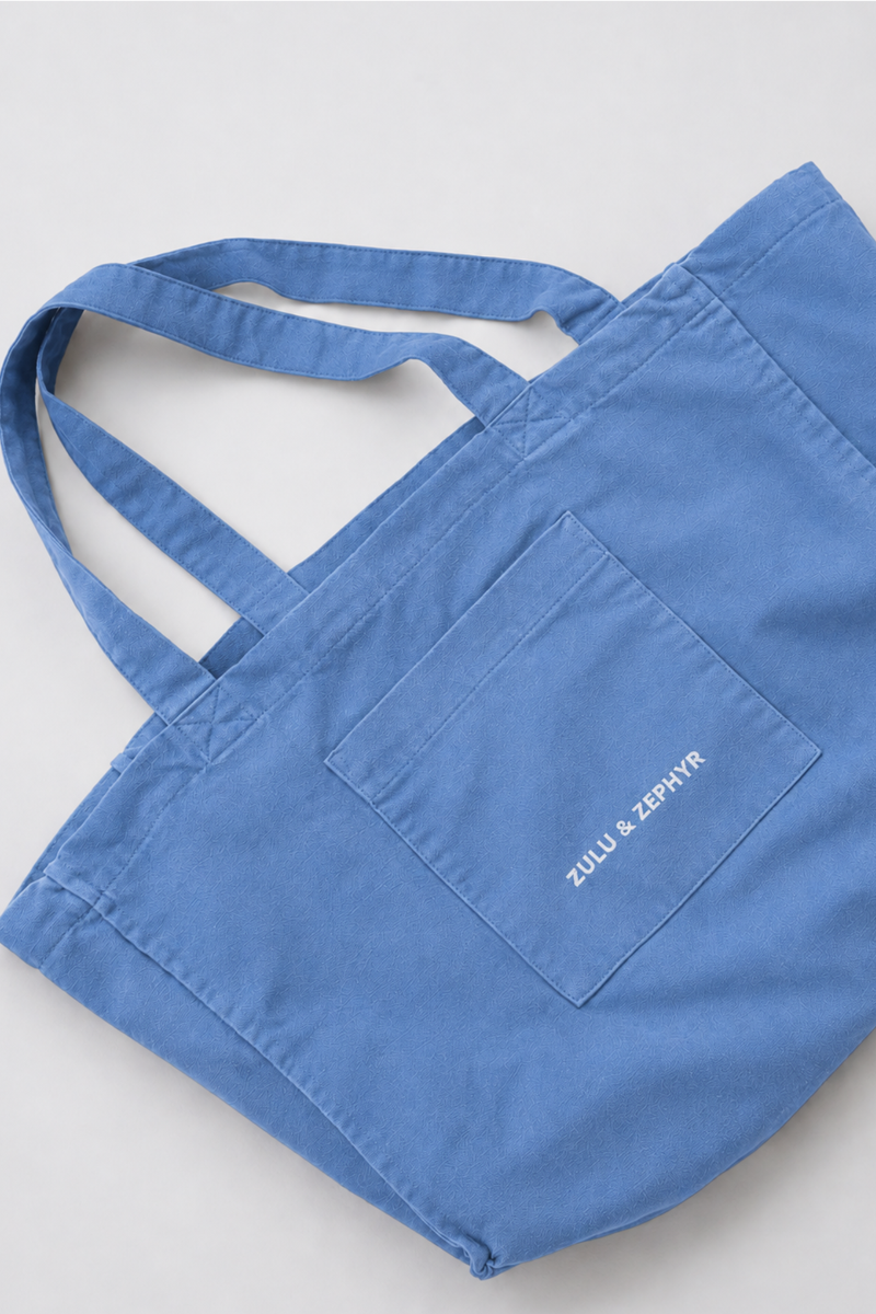 Zulu & Zephyr | Cotton Canvas Tote Bag - Denim