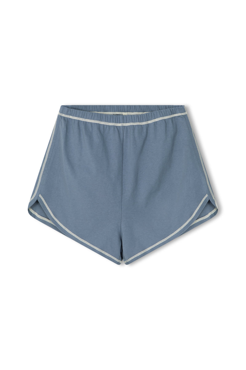 Zulu & Zephyr | Contrast Jersey Short - Denim Blue