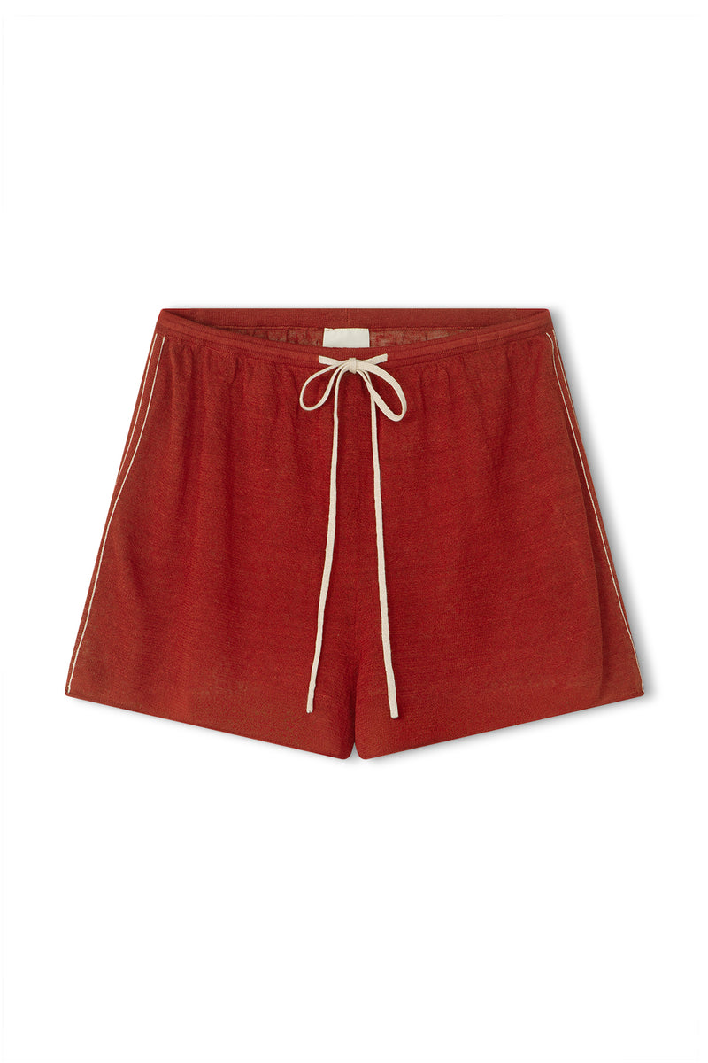 Zulu & Zephyr | Knit Short - Red