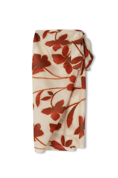 Zulu & Zephyr | Ruby Floral Cotton Sarong - Ruby Floral