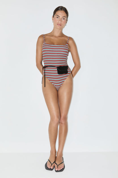 Zulu & Zephyr | Towelling One Piece - Bold Stripe