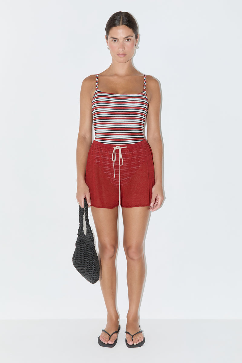 Zulu & Zephyr | Towelling One Piece - Bold Stripe