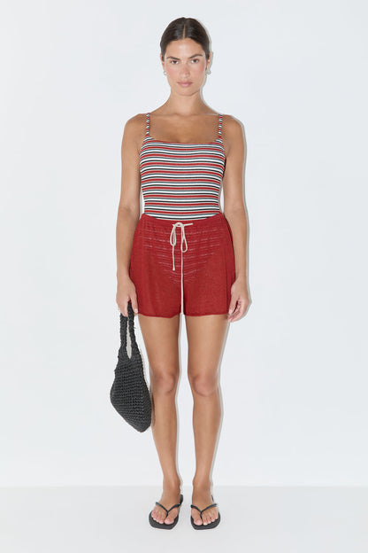 Zulu & Zephyr | Towelling One Piece - Bold Stripe