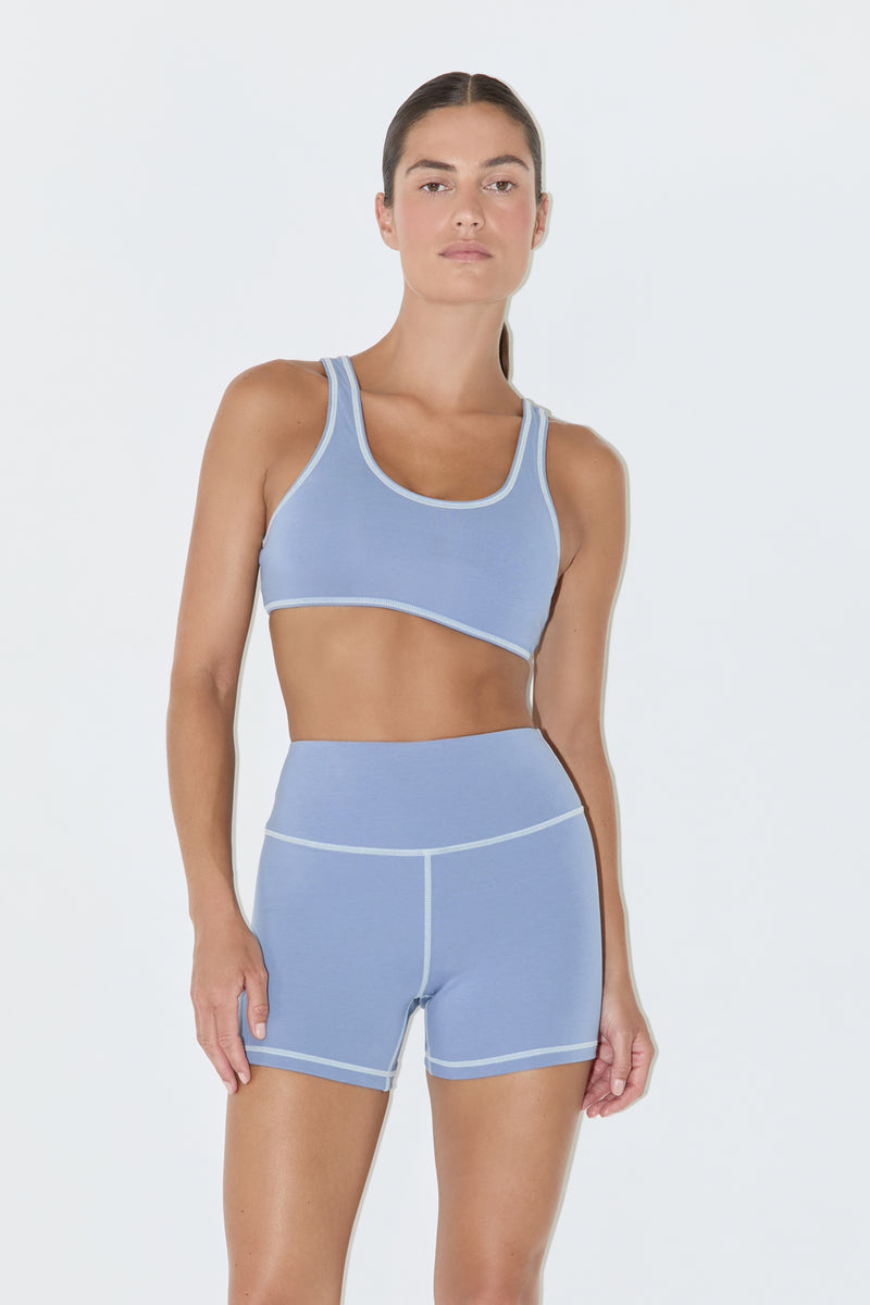 Zulu & Zephyr | 4 Inch Bike Short - Denim Blue
