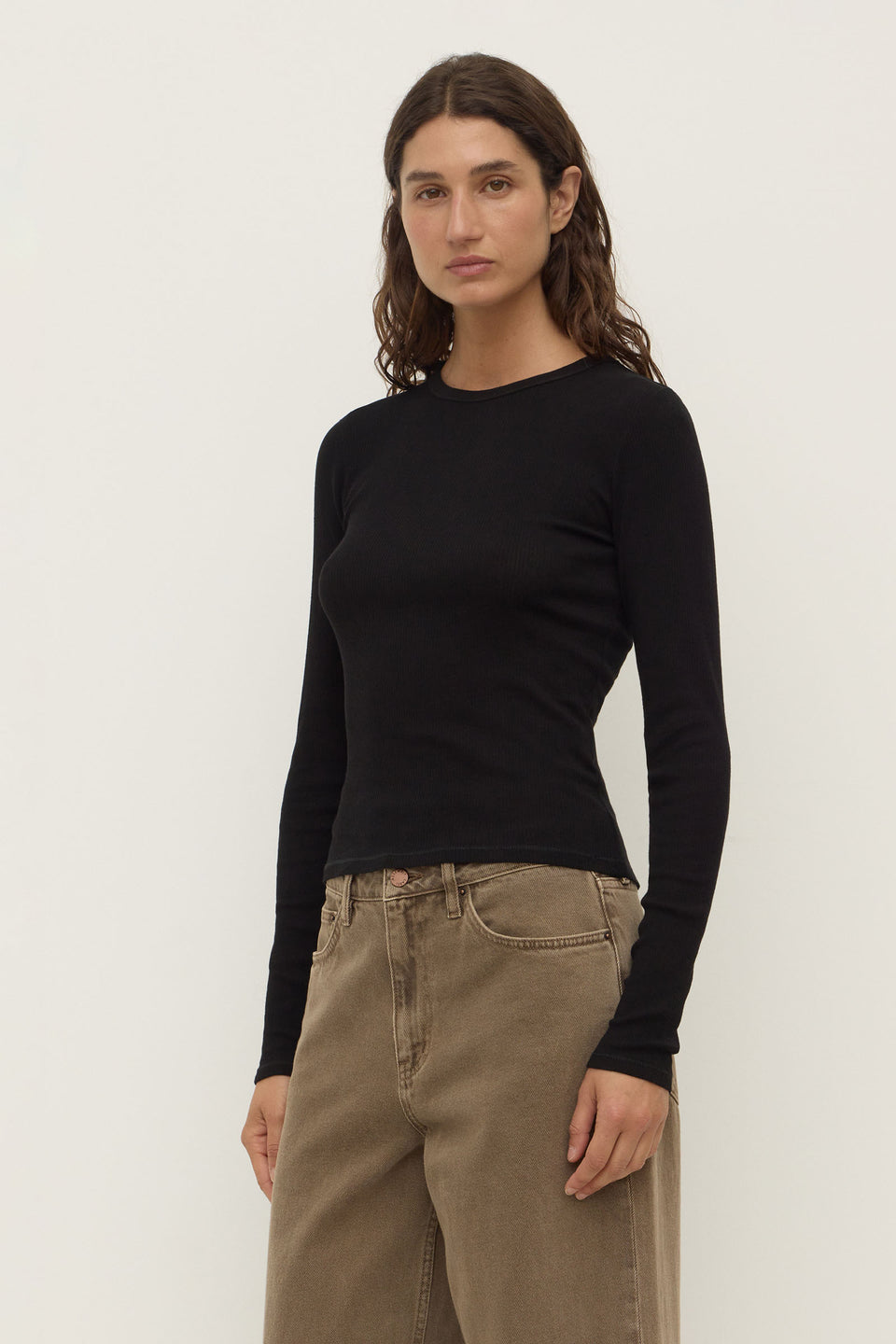 Assembly Label | Zali Long Sleeve Tee - Black