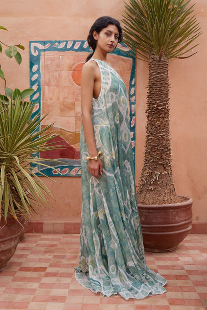 Alemais | Samira Embellished Gown - Blue