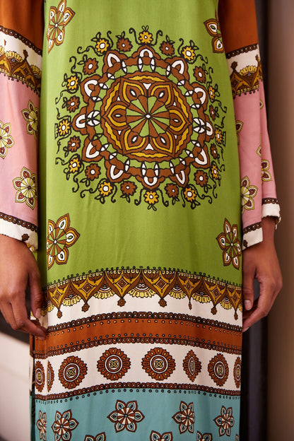 Alemais | Contina Silk Midi Dress - Multi
