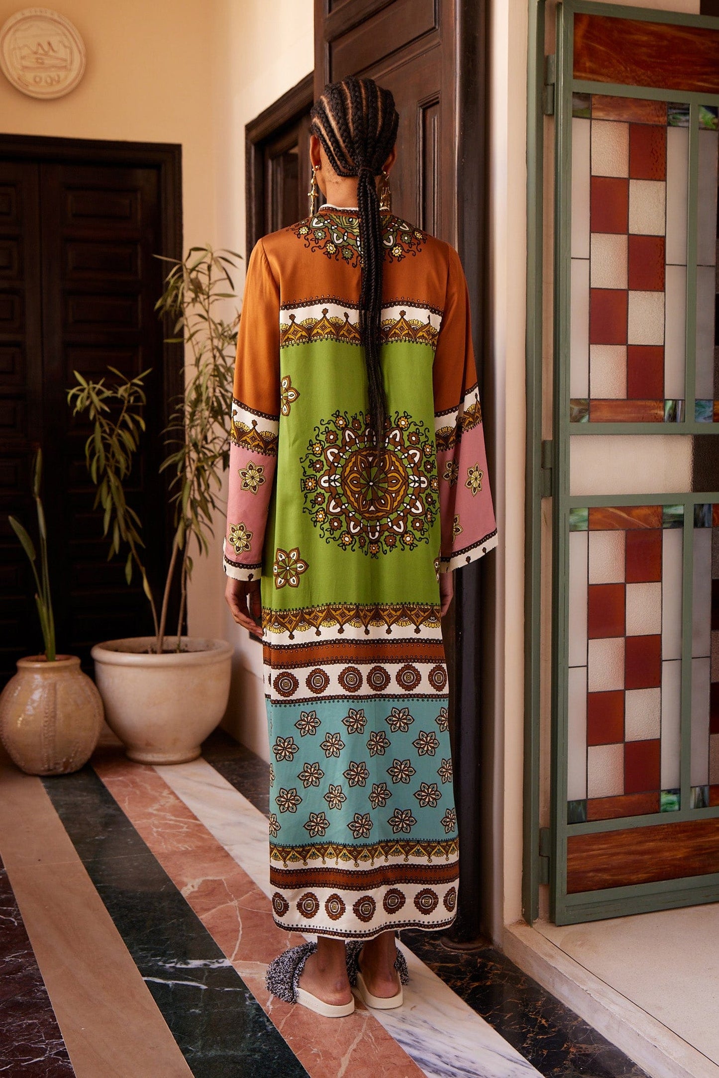 Alemais | Contina Silk Midi Dress - Multi