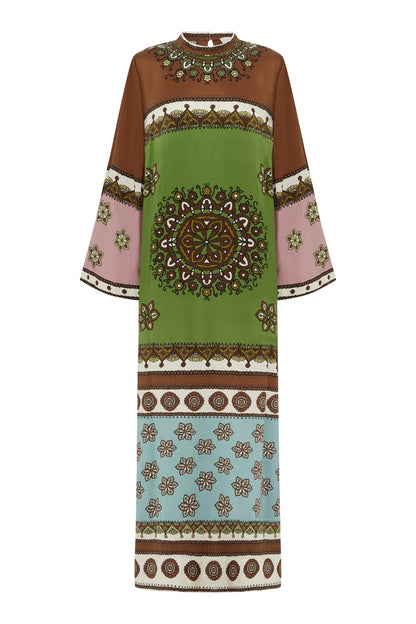 Alemais | Contina Silk Midi Dress - Multi