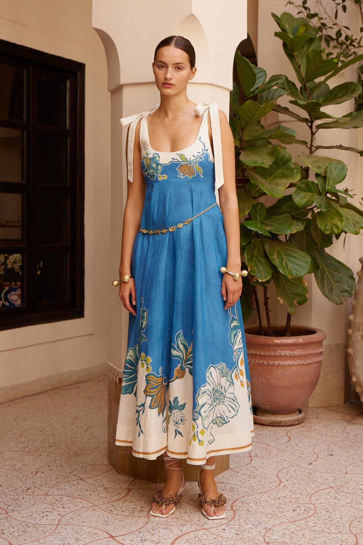 Alemais | Luda Ballet Sundress - Blue