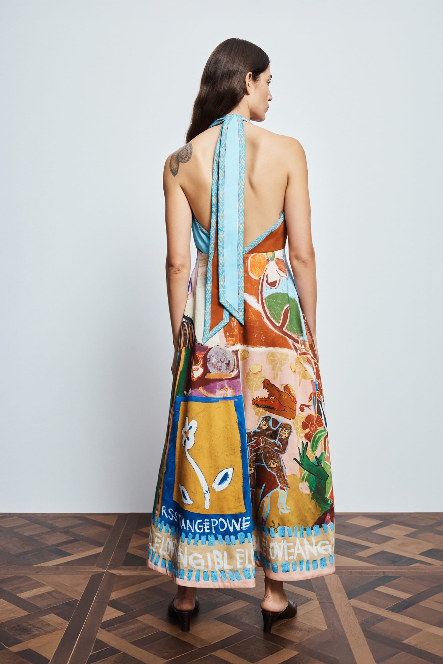 Alemais | Mlak Halter Midi Dress