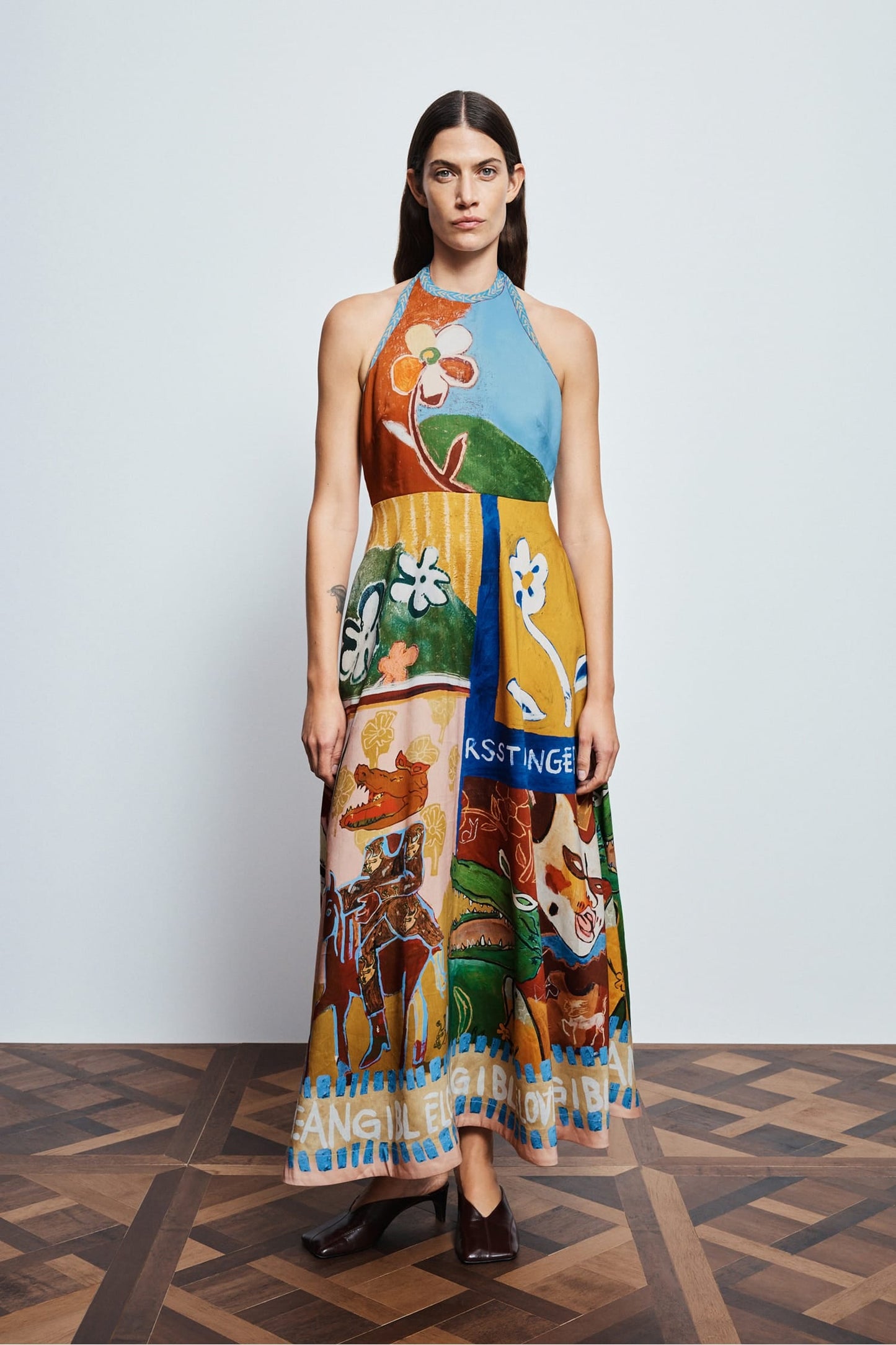Alemais | Mlak Halter Midi Dress