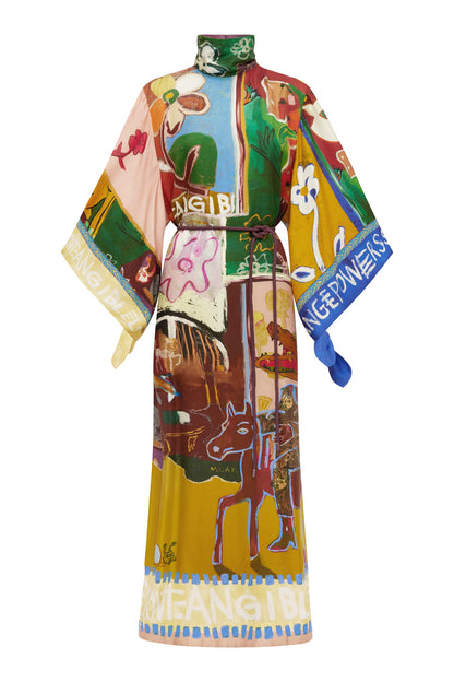 Alemais | Mlak Silk Midi Dress