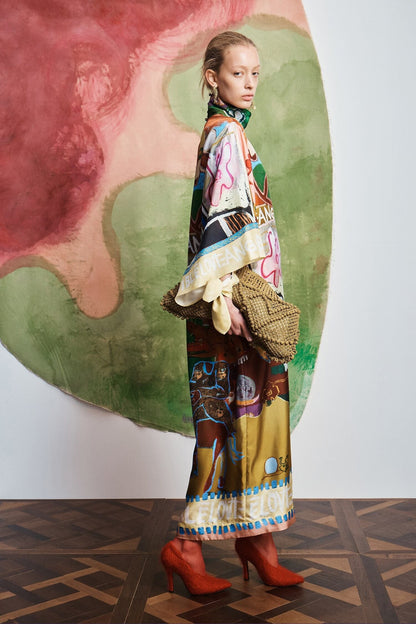 Alemais | Mlak Silk Midi Dress