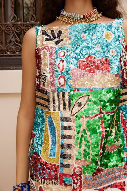 Aleamis | Jazz Embellished Mini Dress